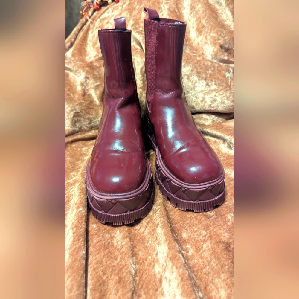 Kurt Geiger LONDON CHELSEA platform Maroon Women's Rain B